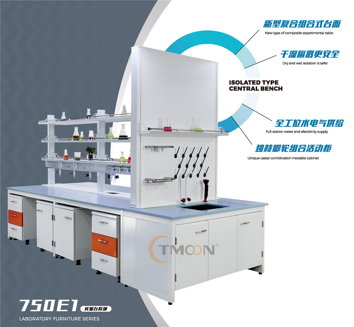 TMOON 750E1 隔离式中央实验台